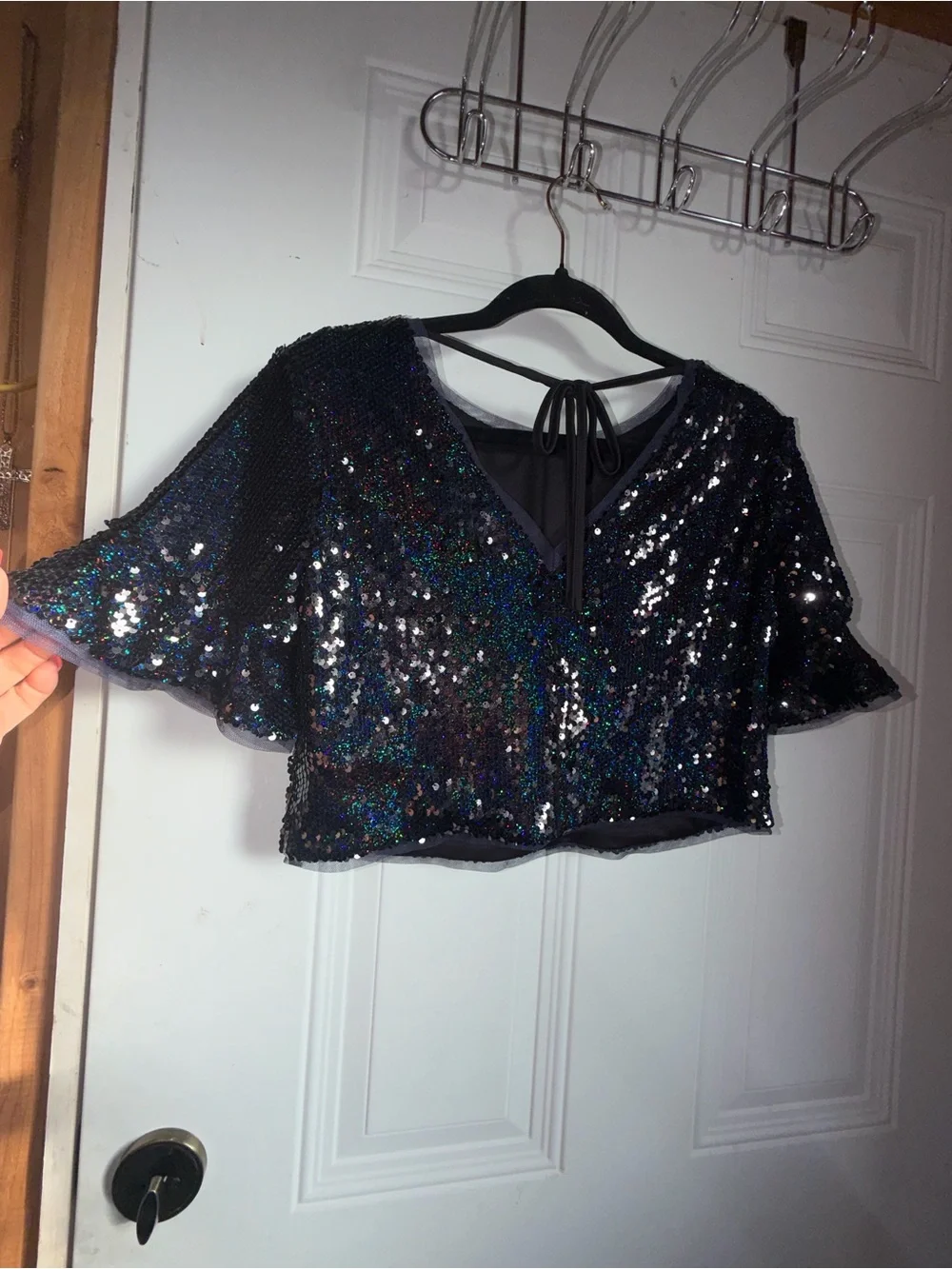 Lulus black sequin